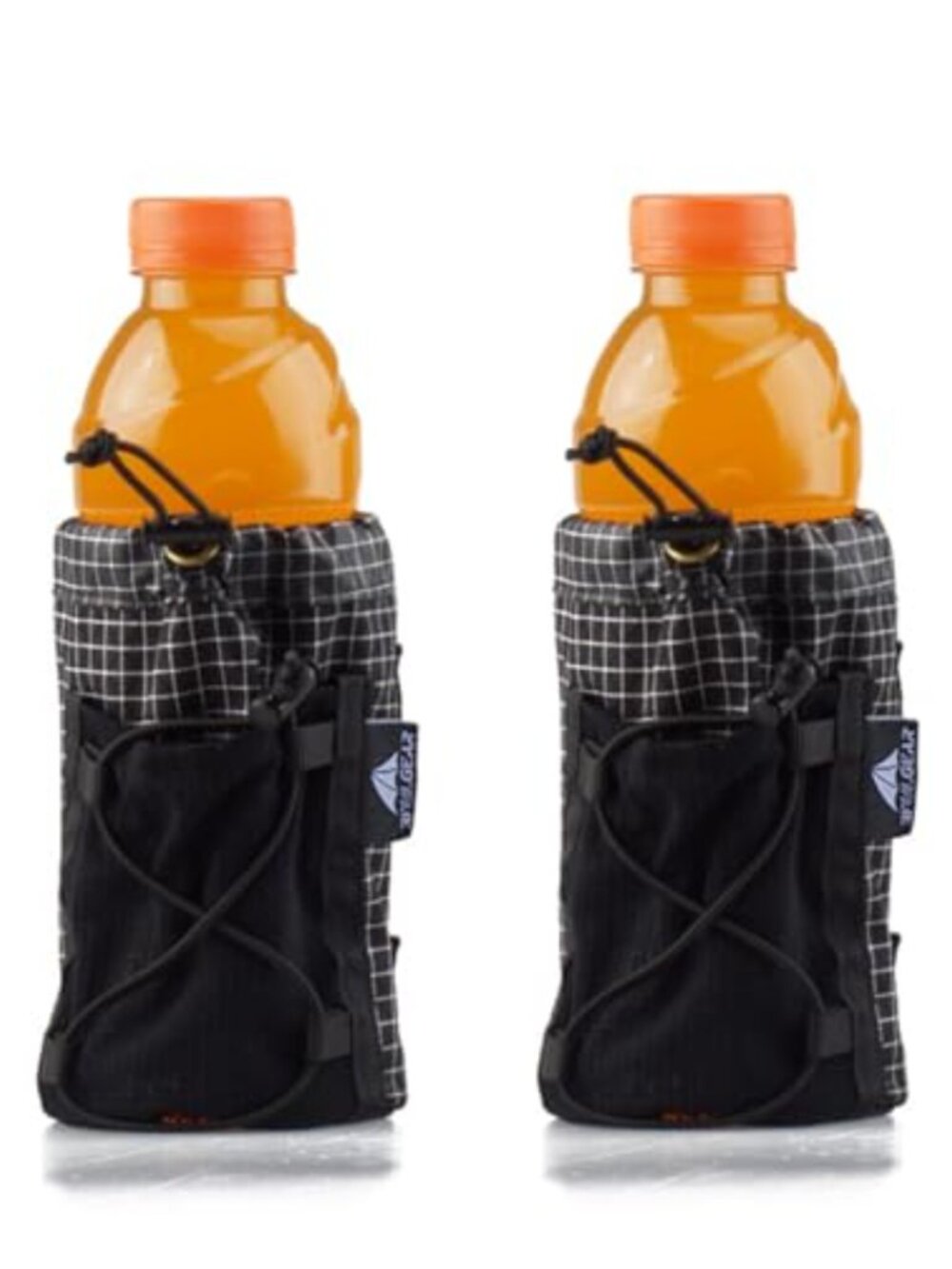 Water Bottle Sleeve Backpack Strap Holder Molle Pouch 2-Pack Hiking